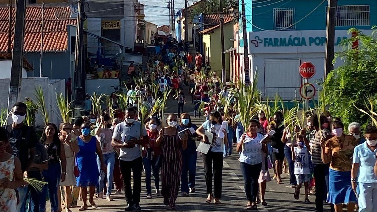 procissão ramos missa