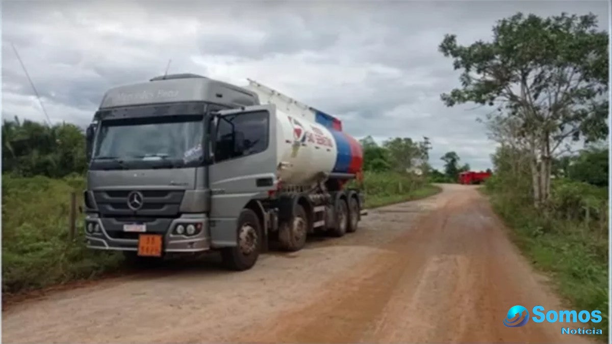 caminhão-tanque bandidos combustível