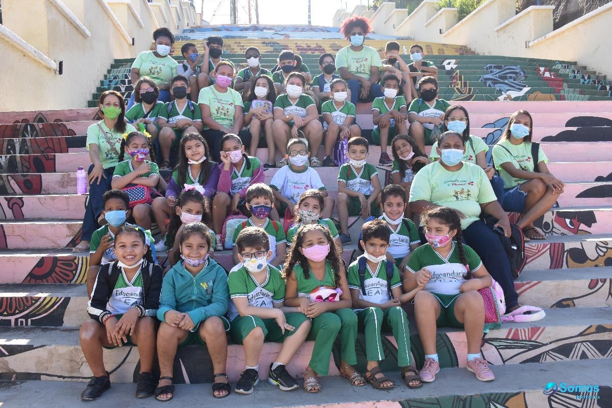 alunos educandário leal passeio