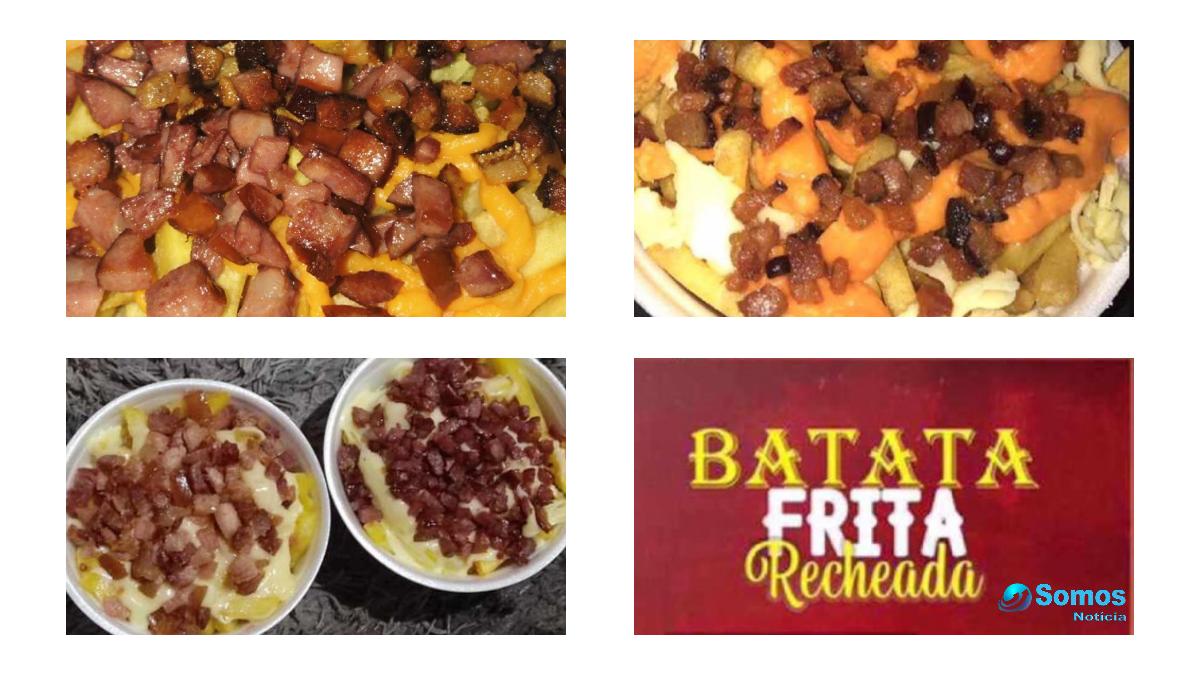 batatas fritas recheadas