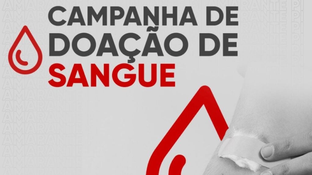 Amarante faz campanha para doar sangue ao ex-prefeito Helcias Lira, internado em Teresina