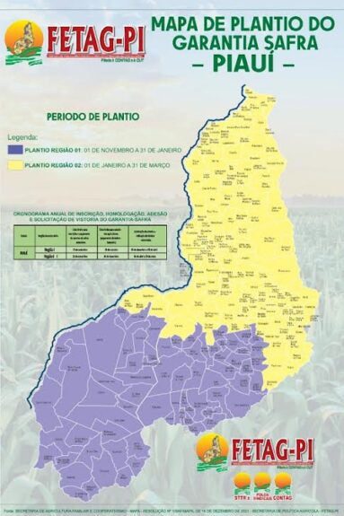 Agricultores familiares já podem receber Garantia Safra em 33 municípios do Piauí