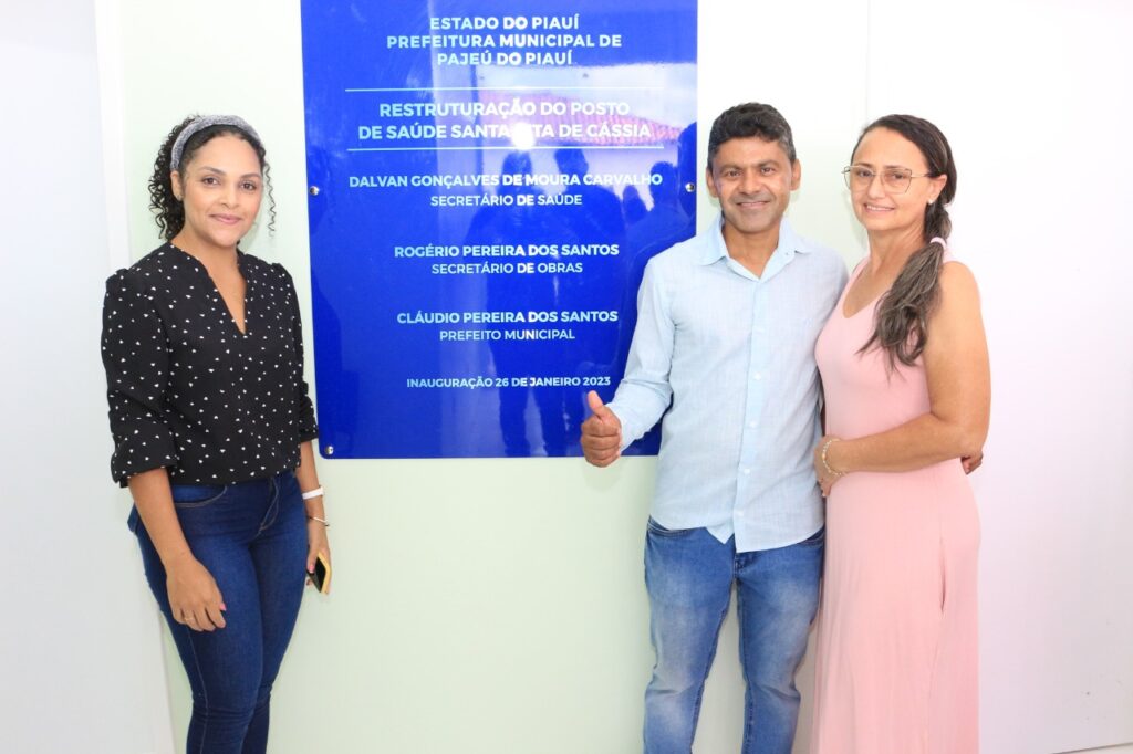 Gestão municipal e Câmara de Vereadores comemoram aniversário de Pajeú do Piauí com inaugurações