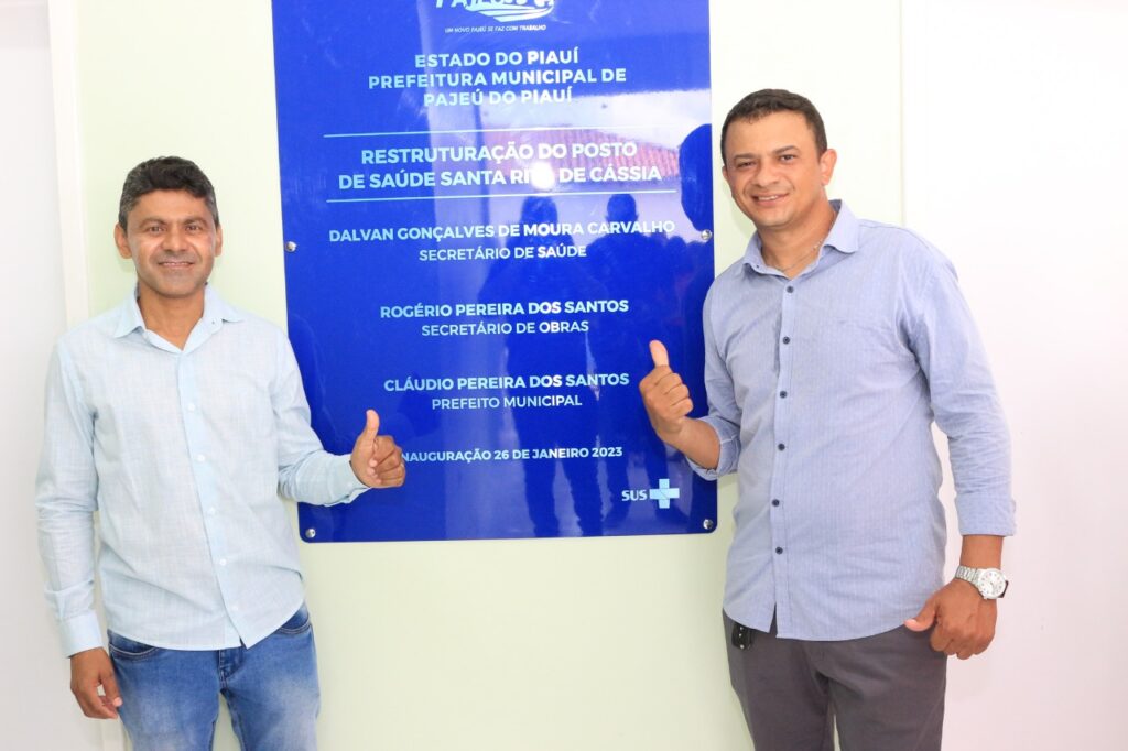 Gestão municipal e Câmara de Vereadores comemoram aniversário de Pajeú do Piauí com inaugurações