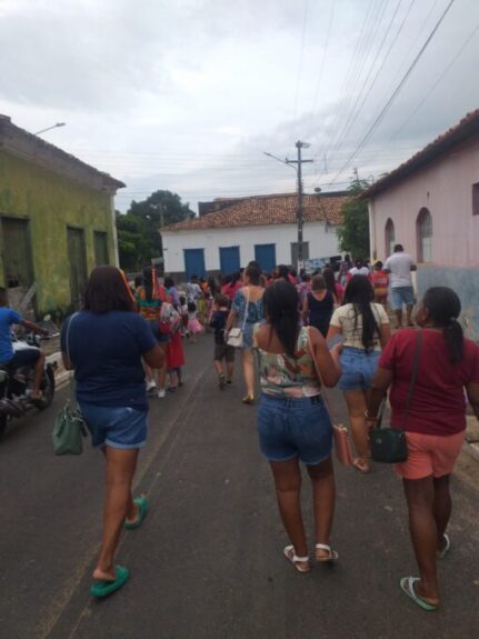 Em Amarante, pequenos foliões fazem a animação no Carnaval do Grupo Pitágoras