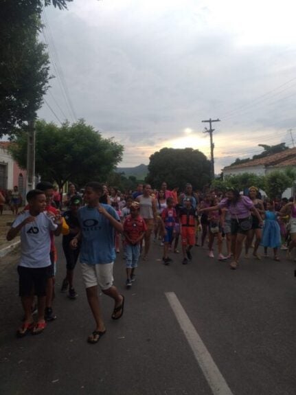 Em Amarante, pequenos foliões fazem a animação no Carnaval do Grupo Pitágoras
