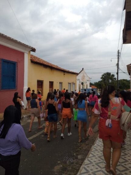 Em Amarante, pequenos foliões fazem a animação no Carnaval do Grupo Pitágoras