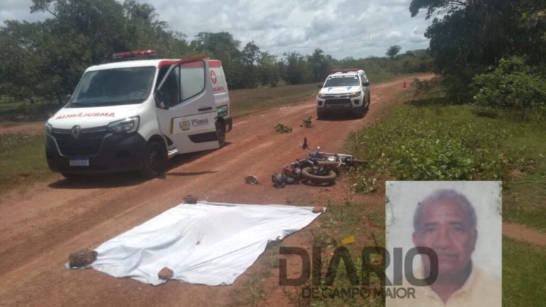 Idoso morre atropelado por caminhão na zona rural de Cabeceiras do Piauí