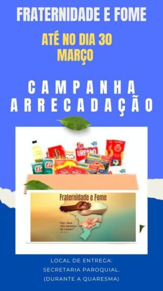 Paróquia de Amarante e apoiadores realizam campanha de arrecadação de alimentos
