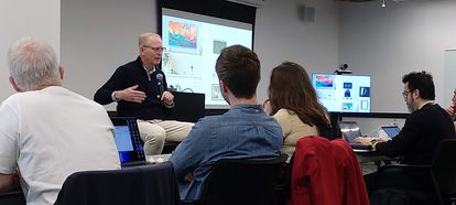 Dave Limp, vice-presidente sênior da Amazon, na apresentação do plano estratégico da empresa no início de maio.