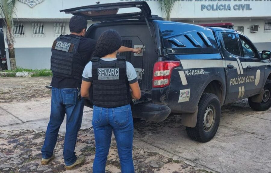 EM SÃO LUÍS, POLÍCIA CIVIL PRENDE SUSPEITO DE AGREDIR E JOGAR ÁGUA SANITÁRIA NA COMPANHEIRA NA CIDADE DE TERESINA