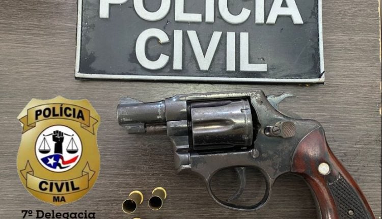 EM SANTA INÊS, POLÍCIA CIVIL PRENDE EM FLAGRANTE HOMEM POR PORTE ARMA DE FOGO