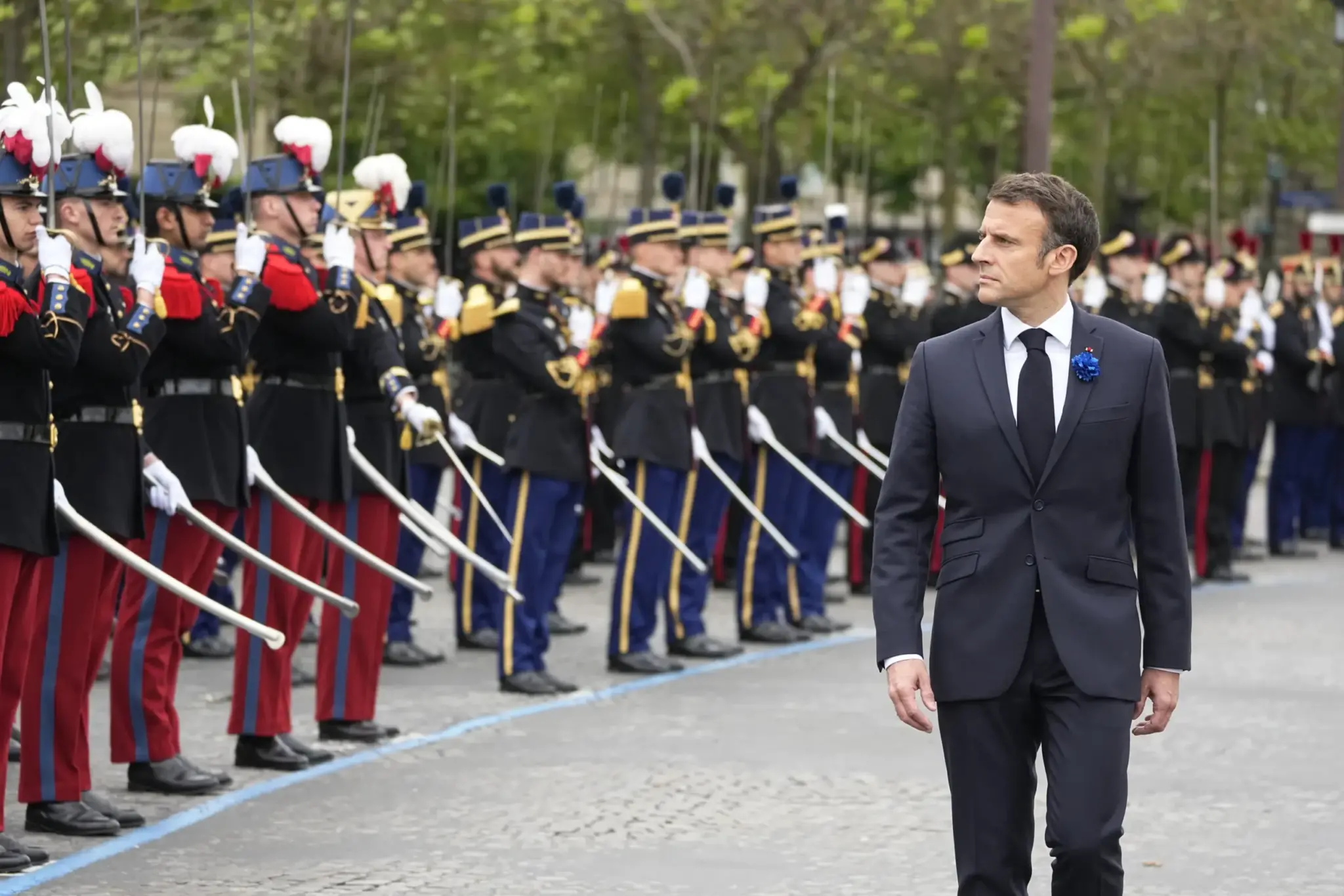 Macron lidera cerimônia que marca o fim da Segunda Guerra Mundial na Europa