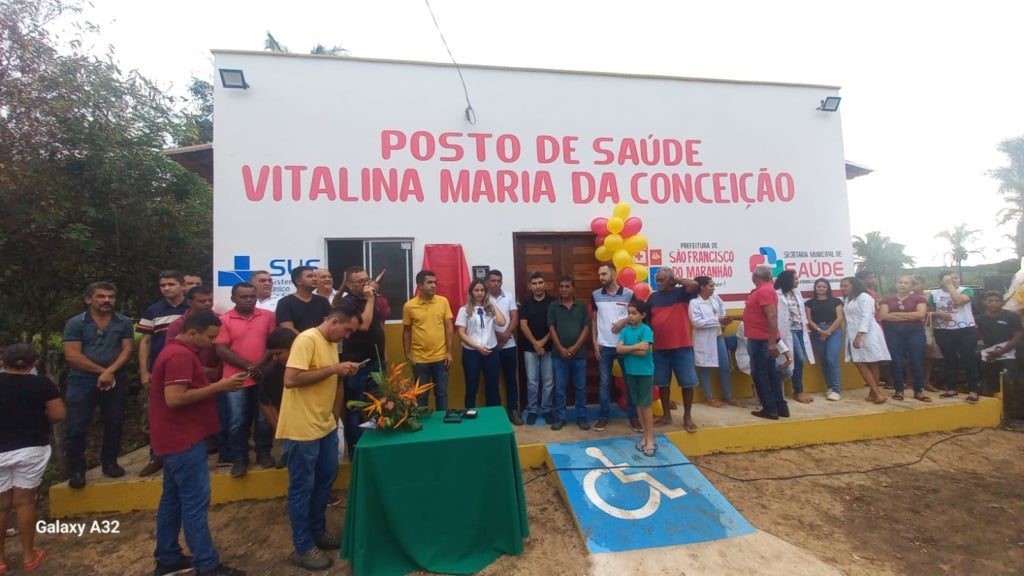 Adelbarto Santos inaugura Posto de Saúde na Boa Esperança durante comemoração dos 99 anos de São Francisco do MA