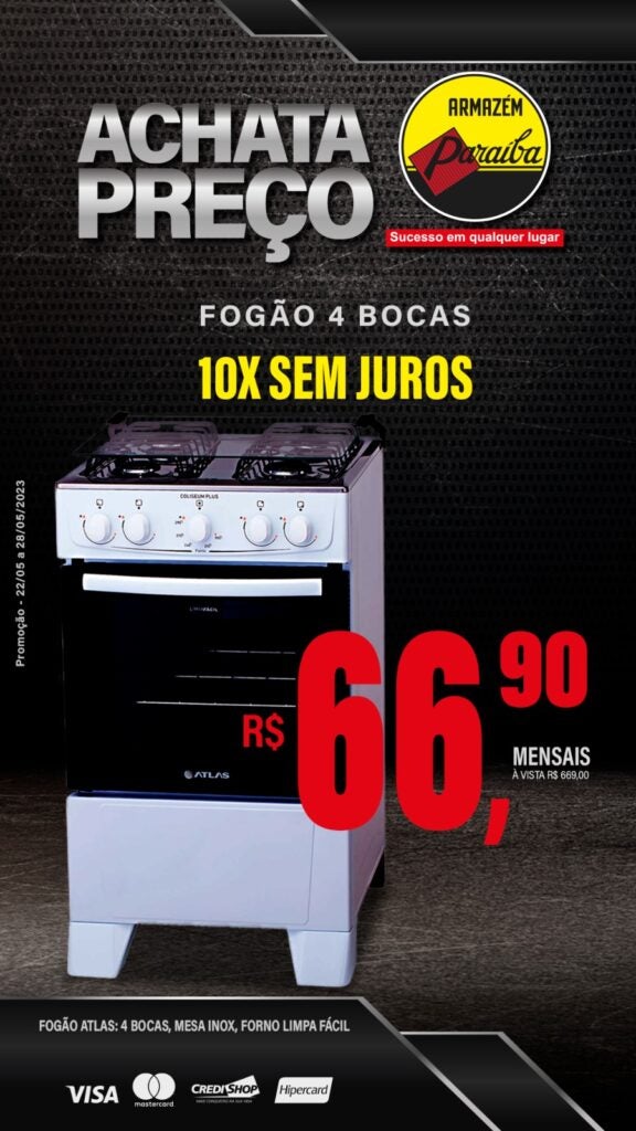 Paraíba: Mega promoção Achata Preço traz as melhores condições aos clientes de Amarante e região