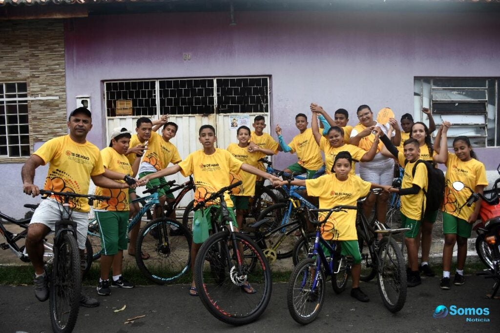 Terceira Pedalada Faça Bonito, em Amarante: contra o abuso e à exploração sexual de Criança e Adolescente