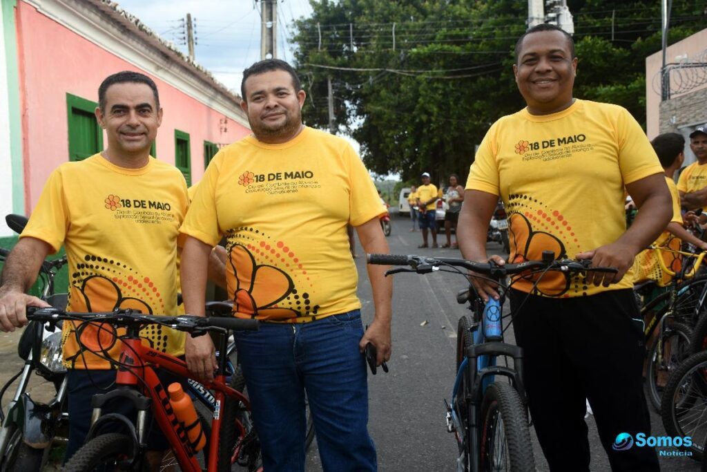 Terceira Pedalada Faça Bonito, em Amarante: contra o abuso e à exploração sexual de Criança e Adolescente