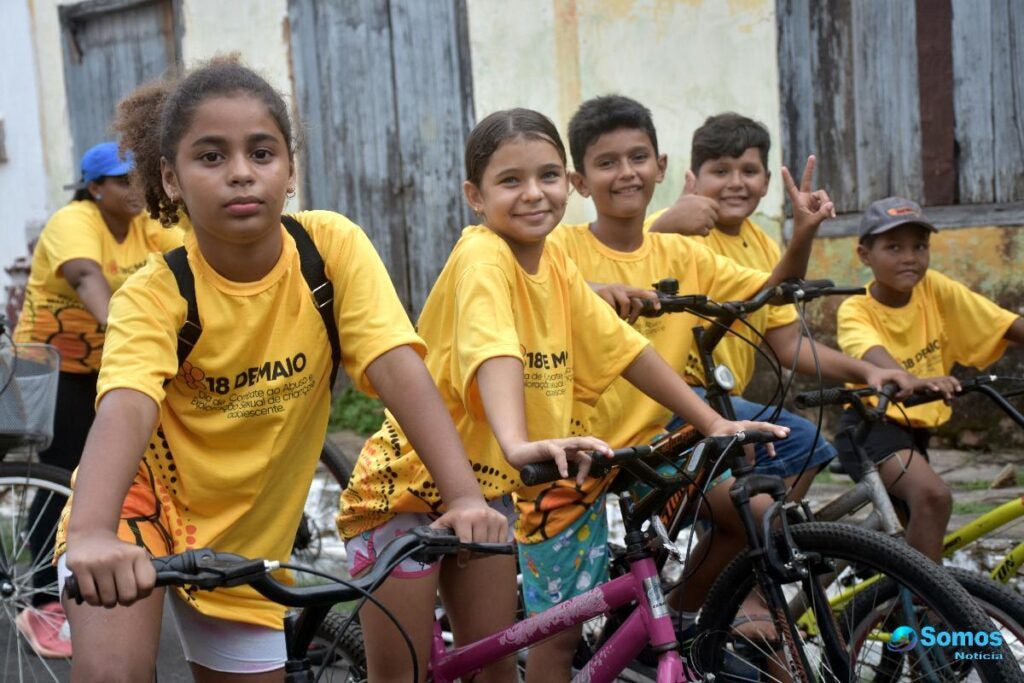 Terceira Pedalada Faça Bonito, em Amarante: contra o abuso e à exploração sexual de Criança e Adolescente
