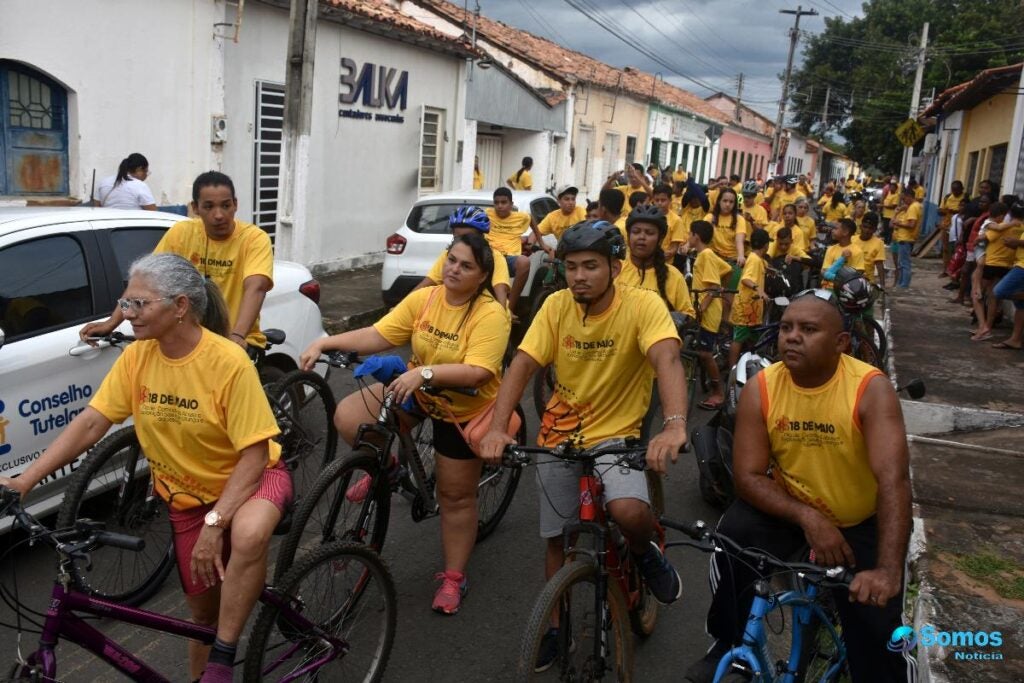 Terceira Pedalada Faça Bonito, em Amarante: contra o abuso e à exploração sexual de Criança e Adolescente