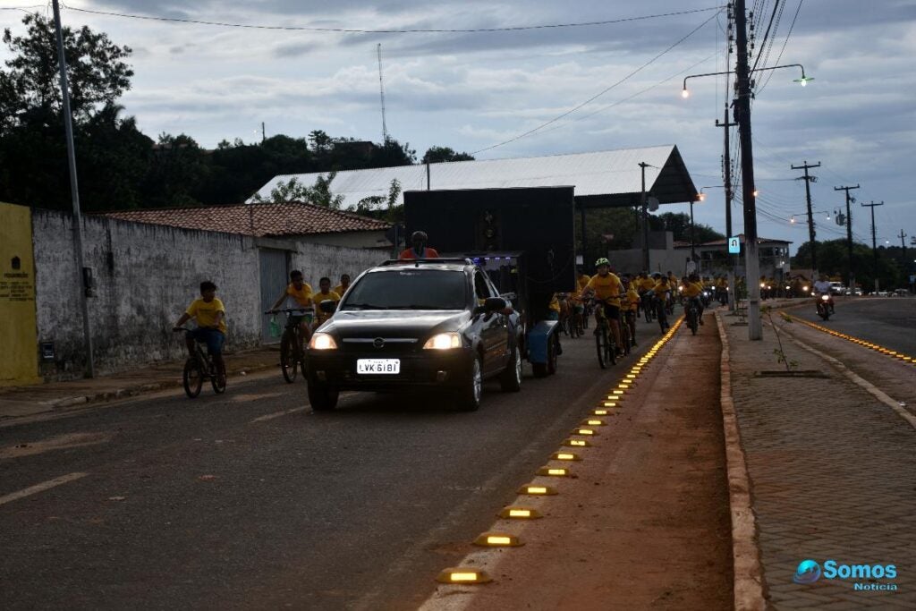 Terceira Pedalada Faça Bonito, em Amarante: contra o abuso e à exploração sexual de Criança e Adolescente