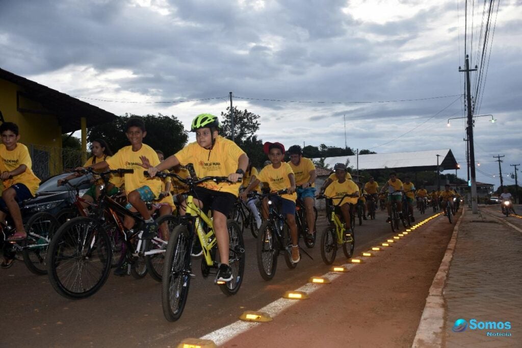 Terceira Pedalada Faça Bonito, em Amarante: contra o abuso e à exploração sexual de Criança e Adolescente