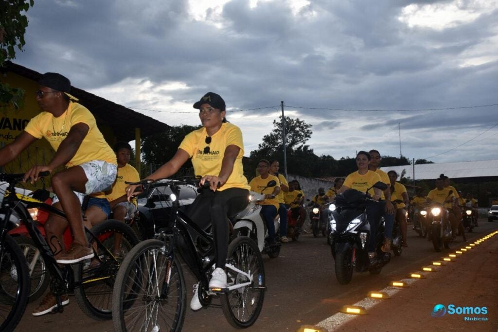 Terceira Pedalada Faça Bonito, em Amarante: contra o abuso e à exploração sexual de Criança e Adolescente