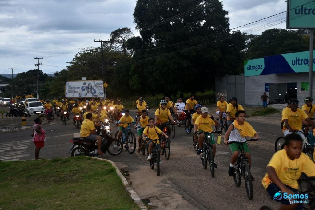 Terceira Pedalada Faça Bonito, em Amarante: contra o abuso e à exploração sexual de Criança e Adolescente