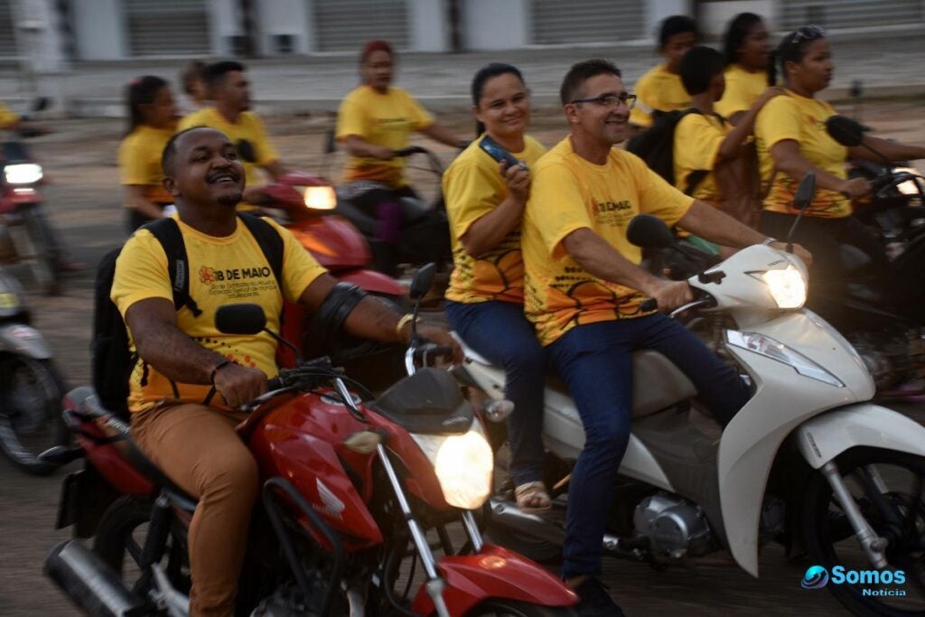 Terceira Pedalada Faça Bonito, em Amarante: contra o abuso e à exploração sexual de Criança e Adolescente