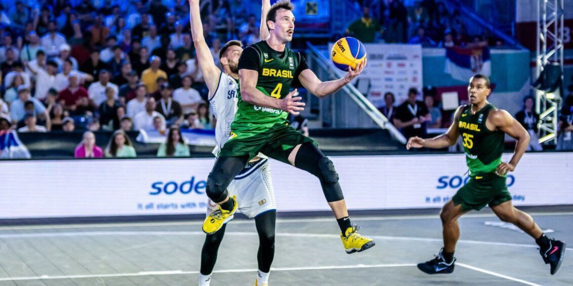 Basquete 3x3: seleção masculina garante vaga na semi da Copa do Mundo