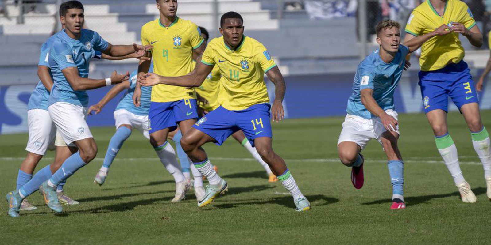 Brasil perde para Israel e dá adeus ao Mundial sub-20 de futebol