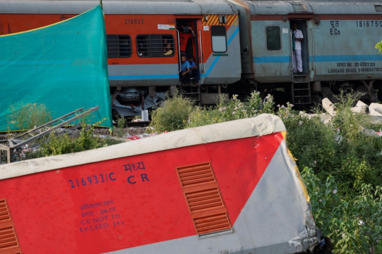 Índia acidente de trem