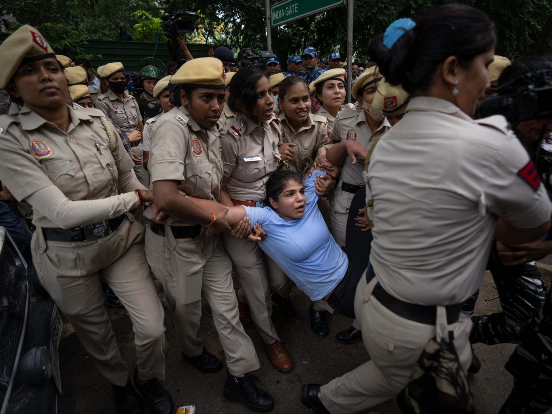 Lutadores protestantes da Índia vão levar luta contra abuso sexual ao tribunal