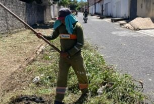 Ruas do Residencial Novo Milênio recebem ações de limpeza