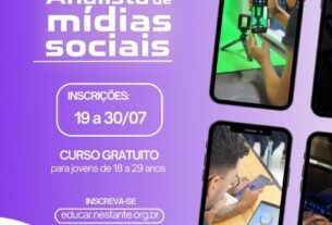 SEMDEC e Instituto Ubíqua ofertam curso gratuito de Analista de Mídias Sociais