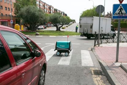 Robôs de entrega na Espanha