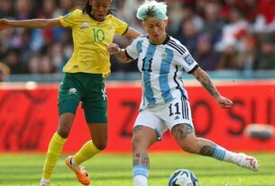 Copa feminina: Argentina e África do Sul empatam em jogo movimentado