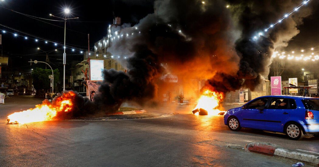 Exército israelense lança ataque na cidade da Cisjordânia