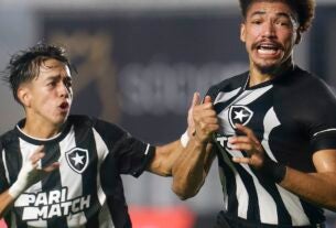 Líder Botafogo mostra força e arranca empate com Santos no Brasileiro