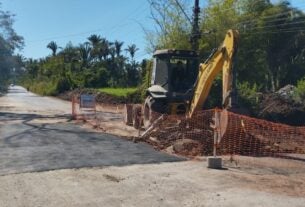 Prefeitura adequa obra da Estrada da Cacimba Velha para obter melhor resultado na drenagem