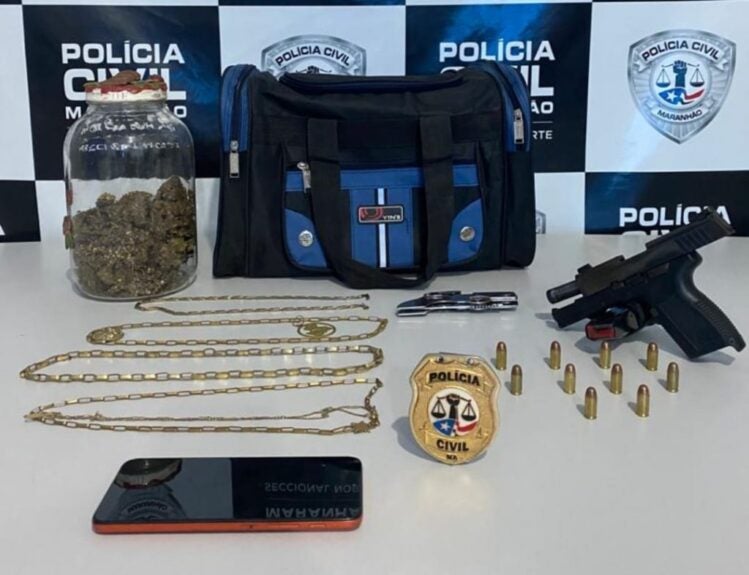 NA CAPITAL, POLÍCIA CIVIL PRENDE SUSPEITO POR PORTE ILEGAL DE ARMA DE FOGO E TRÁFICO DE DROGAS