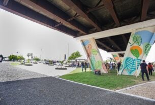 Dr. Pessoa inaugura urbanização da rotatória do viaduto da Miguel Rosa