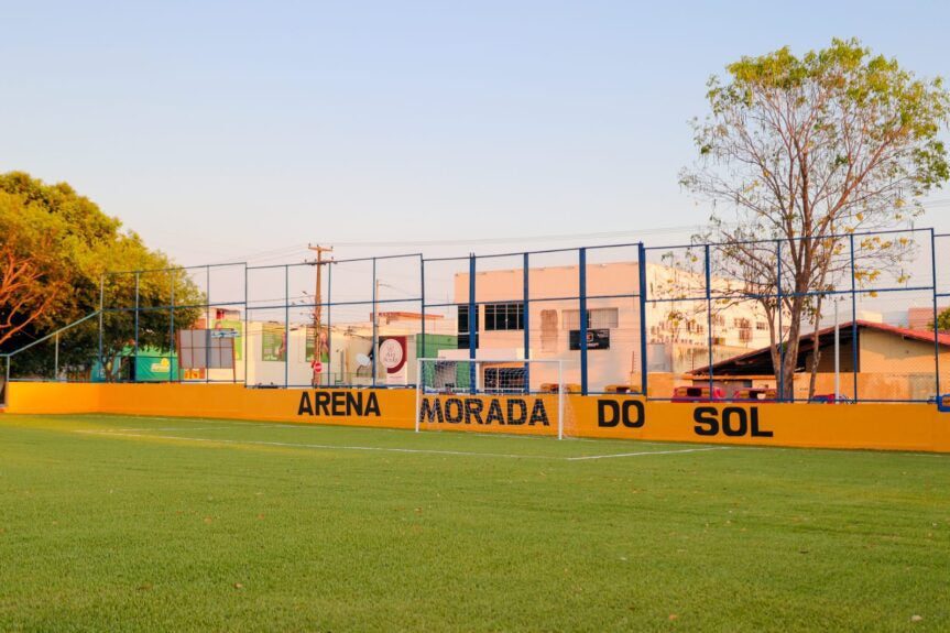 Dr. Pessoa inaugura campo do bairro Morada do Sol