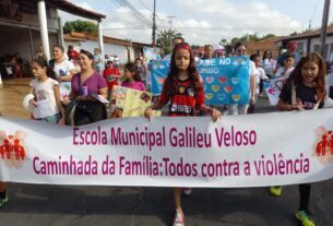 II Caminhada da Família é realizada pela Escola Municipal Galileu Veloso