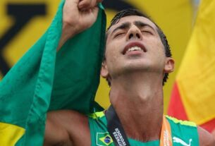 Brasil abre Mundial de atletismo com bronze de Caio Bonfim na marcha