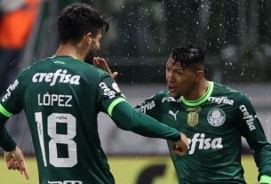 Palmeiras arranca vitória para assumir vice-liderança do Brasileiro