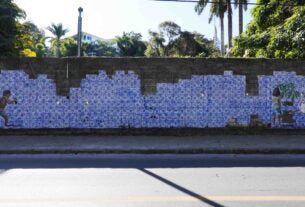 Arte em Cores estreia mural de 100m na Estação do Barreiro, em Belo Horizonte