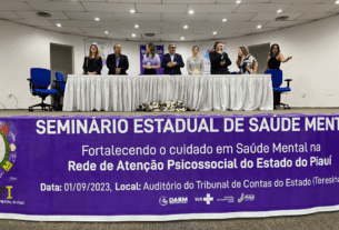 Sesapi realiza seminário sobre saúde mental e lança mapa com rede de atendimento