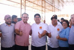 Rafael Fonteles participa do lançamento da pedra fundamental de frigorífico que vai gerar 3 mil empregos no Piauí