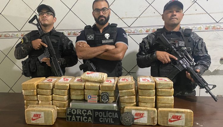 No combate ao tráfico de drogas, Polícia Civil faz apreensão recorde de cocaína no Maranhão