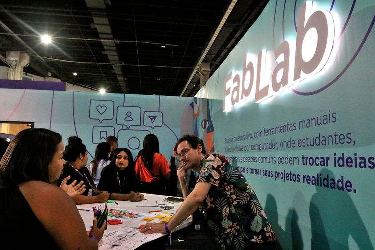 Rio de Janeiro (RJ), 11/09/2023 - Senac Rio Summit: festival de tecnologia e inovação para público jovem, na EXPOMAG, Cidade Nova. Foto:Tânia Rêgo/Agência Brasil